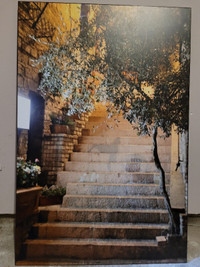 Stairs wall decor 20x30