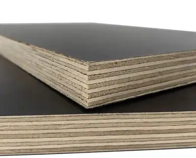 Sheet sizes: 1220 × 2440 mm (4 × 8 ft) Thickness range: 6 mm to 40 mm, commonly 12–21 mm for formwor...