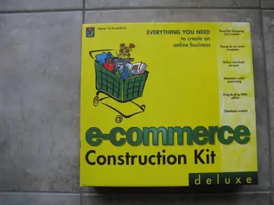Window Programming software: start your own e-commerce business NEW / NEUF Original box, packaging,...