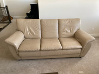  Free leather sofa & loveseat 