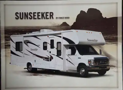 Sunseeker Forest River 3160 (31' 6") with Artic Package. Ford E450 V10 (Gasoline) 30 amp One Slide w...
