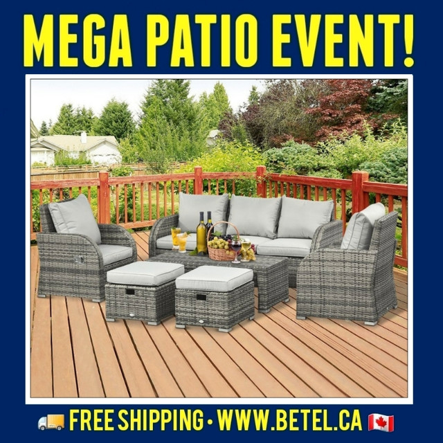 SPRING SALE | OUTDOOR PATIO SETS | FREE SHIPPING in Patio & Garden Furniture in City of Toronto - Image 3