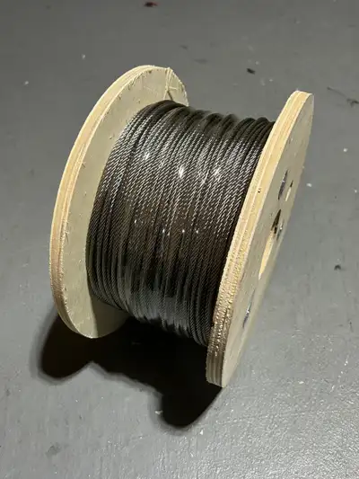 I have two rolls of Vevor Stainless Steel Cable. I got them both in auction lots and neither the box...