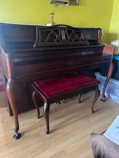 piano and bench, View more