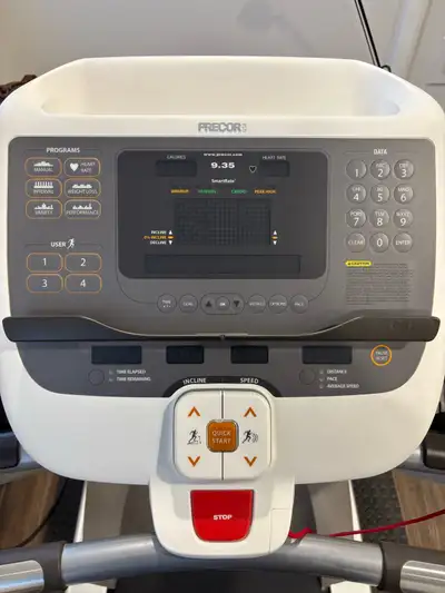 Precor treadmill for sale. Rollers need to be replaced to reduce noise, but still functions perfectl...
