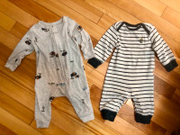 Set of 2 Carter's Baby Pajamas 3 months