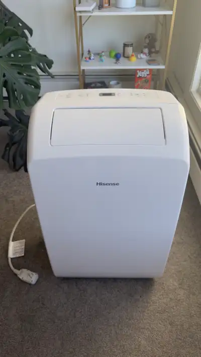 Hisense AP0721CR1W Portable Air Conditioner is best suited for medium rooms (300 sq. ft. or less), d...