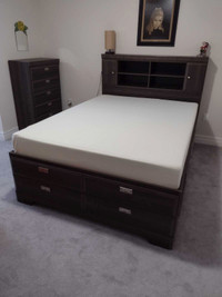 12 drawer pedestal bed with 5 drawer chest
