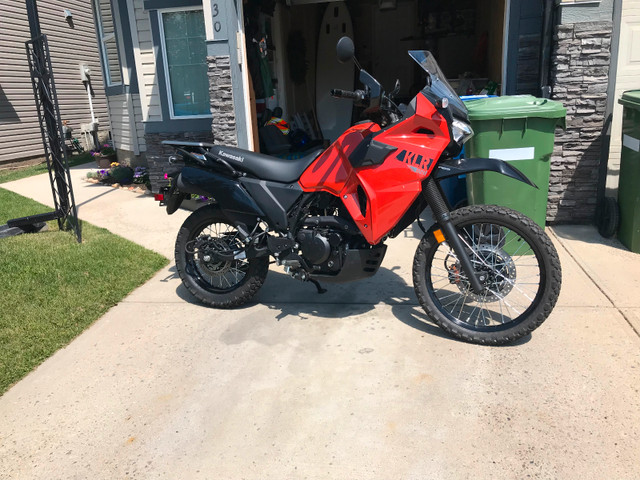 2022 Kawasaki KLR650 with uninstalled accessories (low kms) in Sport Touring in Calgary