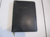 Holy Bible Concordance KJV Red Letter Zipper Edition Circa 1950s