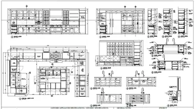 AutoCAD Drafting and Design services for all Millwork projects, View more