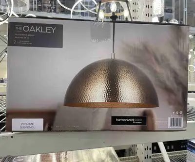 Brand New Gold & Black Pendant Light, View more