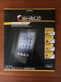 ZAGG Invisible Shield NEW Sealed Package Apple iPad 2nd 3rd 4th
