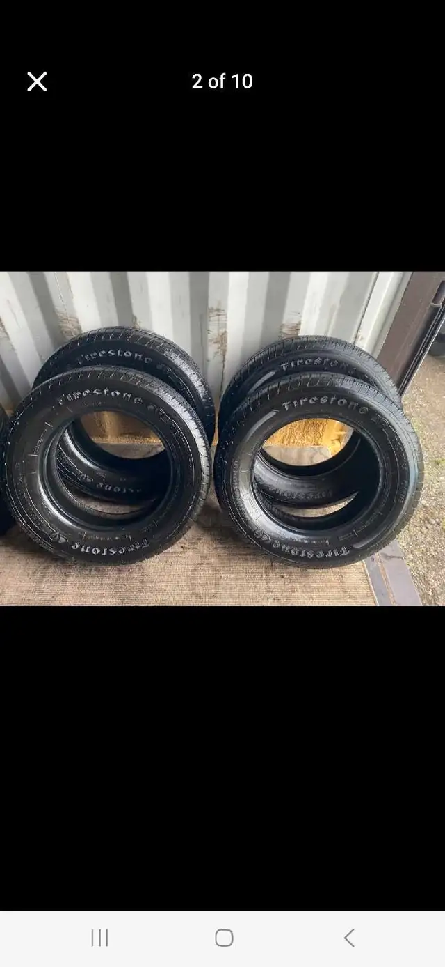 Set of 4 FIRESTONE all season tires(205 70 16)LIKE NEW in Tires & Rims in Oakville / Halton Region - Image 2