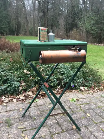 COLEMAN 4M CAMPSTOVE WITH STAND AND FUNNEL , View more