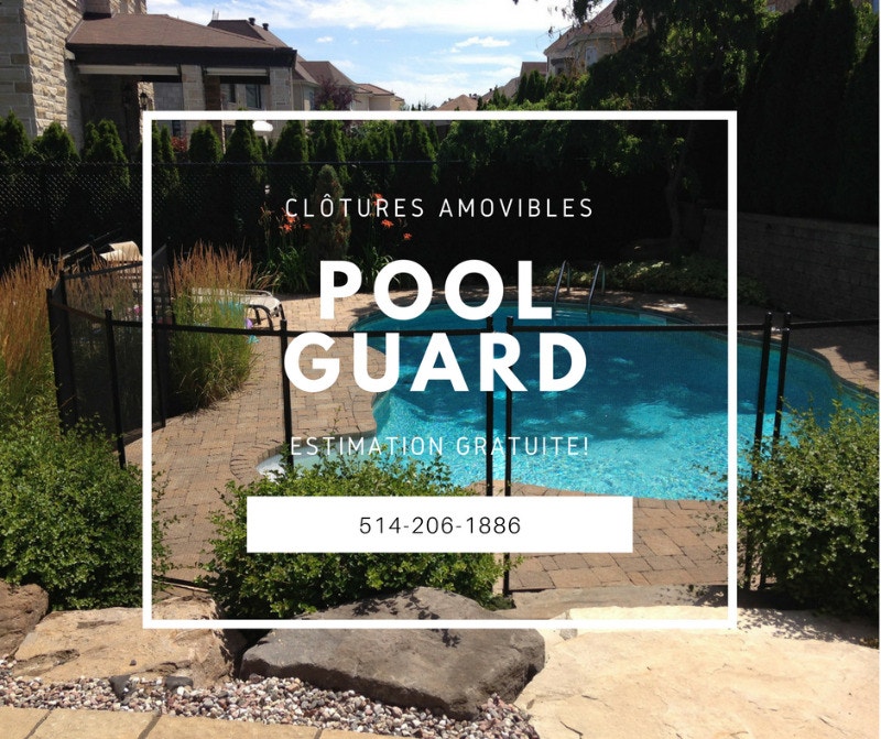 Clôtures de piscine amovibles = POOL GUARD Gatineau Gates, Monitors