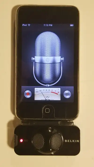 Belkin CD-Quality Stereo microphone for iTouch/iPhone/iPod *NEW, View more