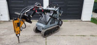 Mini skid steer & concrete breaker  for rent 