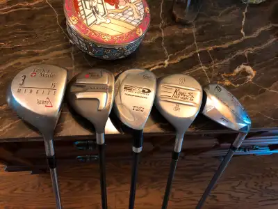 Golf Clubs - Wood / Hybrid / Irons, Taylormade, Hogan, W/S, View more