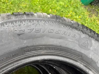 Truck Tires Cooper M+S 275 65R18 Worn but have some life left. $100 obo for all 4