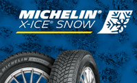 NEW Michelin Xice Snow winter tires - taxes included, installed