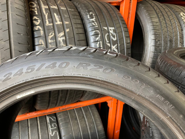 245/40R20 275/35R20 x4 USED RUNFLAT SUMMER TIRES PIRELLI ~65-90% in Tires & Rims in City of Toronto - Image 4
