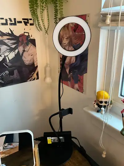 Desk Ring Light with Phone holder, View more