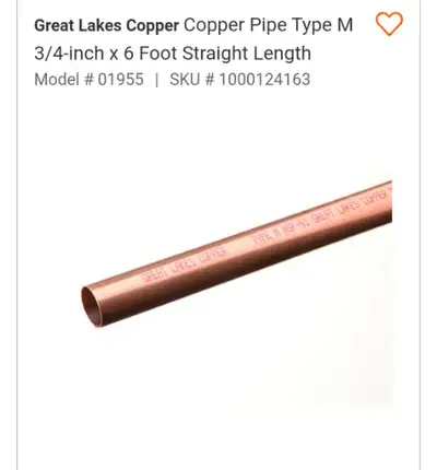 Copper Pipe, View more