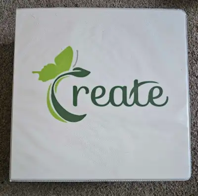 *Located in Niagara* For sale is a pristine, unused participant manual from the CREATE (Consciously...