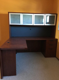 CLASSIC 71″ L-SHAPED CORNER EXECUTIVE DESK