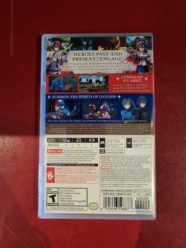 Fire Emblem Engage *SEALED* in Nintendo Switch in Markham / York Region - Image 2