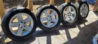17" Jeep Rims with all season tires