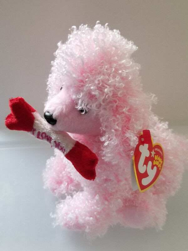 Rare Ty "Pup-In-Love" Beanie Baby - Pink Puppy - New with Tag in Arts & Collectibles in City of Toronto - Image 2