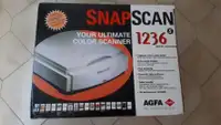 ORIGINAL SOLID AGFA Snapscan 1236 Color Scanner