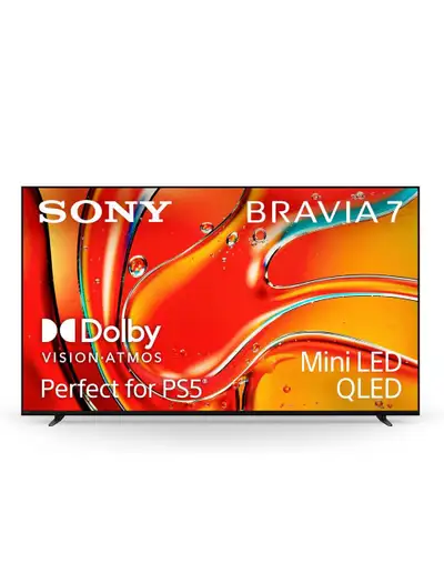 Sony 55 Inch QLED 4K Ultra HD TV BRAVIA 7 Smart Google TV, View more