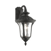 Lantern Outdoor Wall Light - 19” Cast Aluminum - New