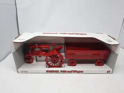 1/16 Farmall F20 with Wagon toy, View more