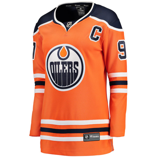 BRAND NEW Women Edmonton Oilers McDavid Jersey size XS (Orange) in Women's - Tops & Outerwear in Edmonton - Image 4