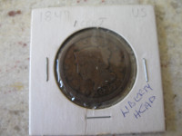 1847 Large US One Cent