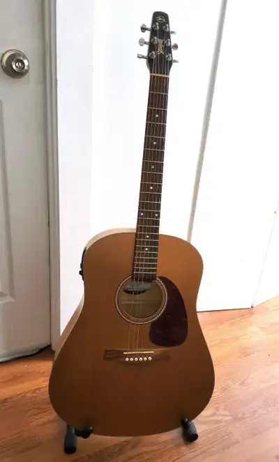 Seagull S6 electro-acoustic guitar in excellent condition, View more