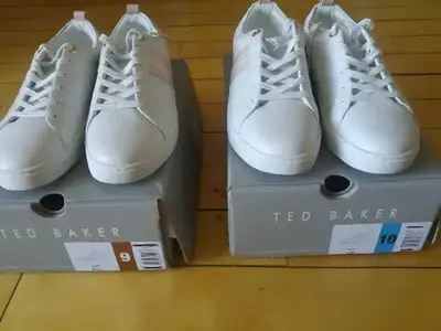 Ted Baker Ladies Leather Sneakers, new, Sz 9 - $45.00, View more