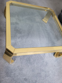 Golden Elegance: Exquisite Middle Table for Sale