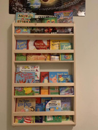Nursery Bookshelf - Wall Storage - Montessori