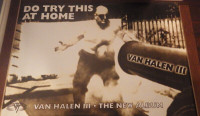 Van Halen III 1998 Original 3.5 x 5 FEET BUS SHELTER POSTER MINT