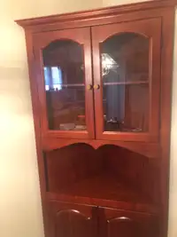 Custom Made Corner Cabinet