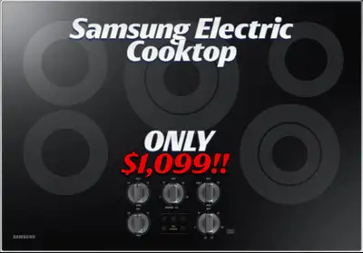 Samsung Electric Cooktop., View more