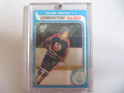 Up for sale is a Wayne Gretzky C Edmonton Oilers O-Pee-Chee Rookie Card From 1979. Part of a private...