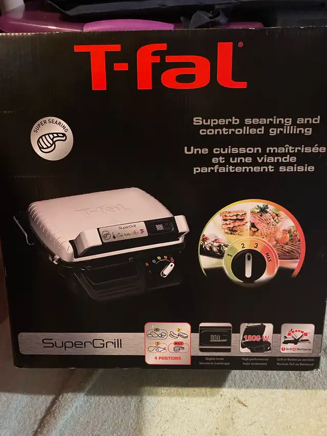T-fal Super Grill in Microwaves & Cookers in Belleville - Image 2