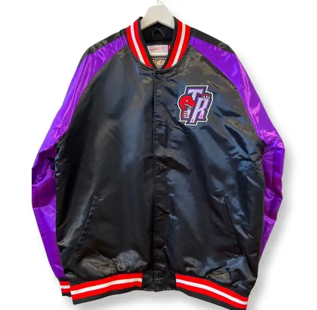 Brand New - Men’s Satin Raptors Bomber Jacket (Large) in Men's in Mississauga / Peel Region - Image 3