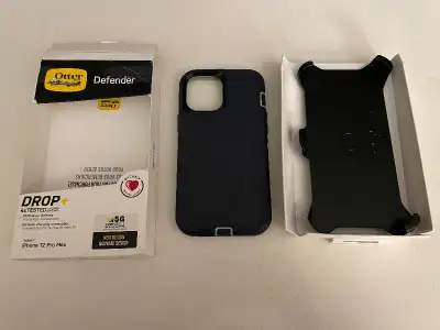 Otterbox Defender Case for iPhone 12 Pro Max, Blue- New, View more